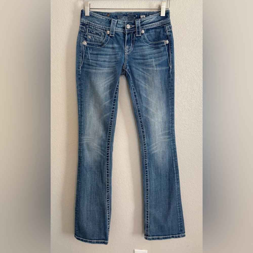 2010 Y2K CLASSIC MISS ME BOOTCUT JEANS 24x34